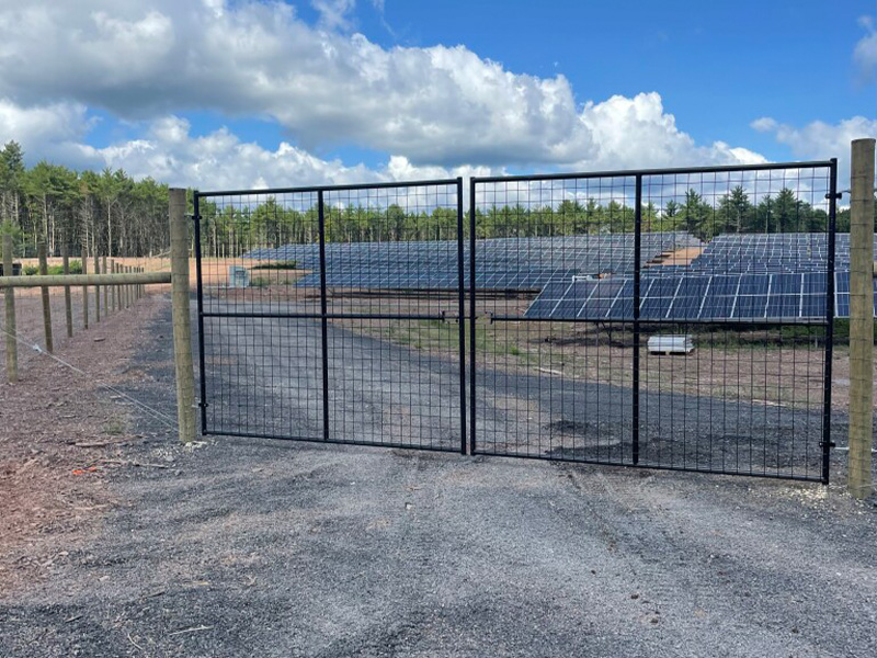 Fixed Knot High-Tensile Wire Solar Farm Fencing Earlville New York