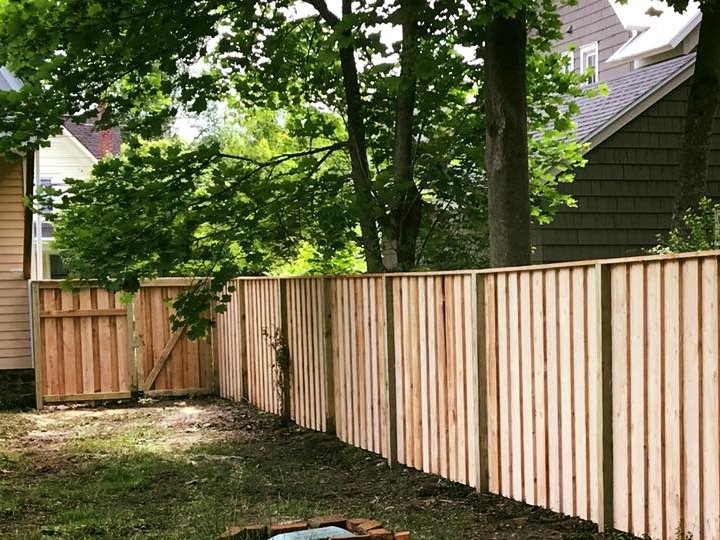 Ithaca New York wood privacy fencing